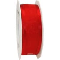 PRAESENT Organza 4834025-609  Rot 40 mm x 25 m 2 Stück