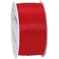 PRAESENT Taftband 6051050-609 Rot 10 mm x 50 m 2 Stück