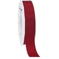 PRAESENT Taftband 6052550-619 Bordeaux 25 mm x 50 m 2 Stück
