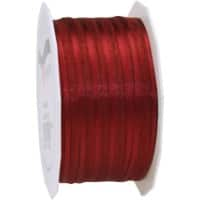 PRAESENT Organza 4831050-018  Bordeaux 10 mm x 50 m 1 Stück