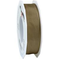 PRAESENT Seidenband 4642525-115 Taupe 25 mm x 25 m 2 Stück
