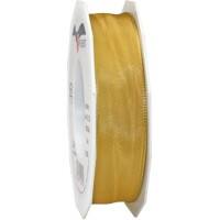 PRAESENT Seidenband 4642525-344 Ocker 25 mm x 25 m 2 Stück