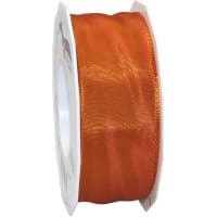 PRAESENT Seidenband 4644025-239 Bernstein 40 mm x 25 m 2 Stück