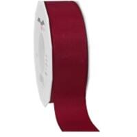 PRAESENT Taftband 6054050-619 Bordeaux 40 mm x 50 m 2 Stück