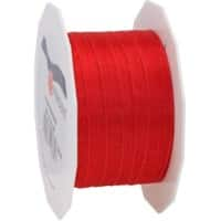 PRAESENT Organza 6071025-609 Rot 10 mm x 25 m 2 Stück