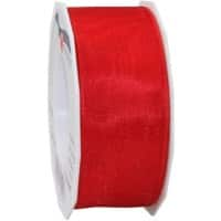 PRAESENT Organza 6074025-609  Rot  40 mm x 25 m 2 Stück