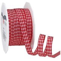 PRAESENT Motivband 6191020-609 Rot, Weiß 10 mm x 20 m 2 Stück
