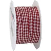 PRAESENT Motivband 6191020-619 Bordeaux, Créme 10 mm x 20 m 2 Stück