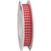 PRAESENT Motivband 6191520-609 Rot, Weiß 15 mm x 20 m 2 Stück