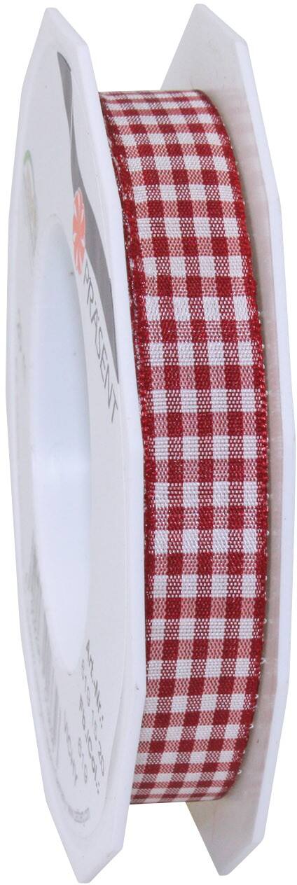 PRAESENT Motivband 6191520-619 Bordeaux, Créme 15 mm x 20 m 2 Stück