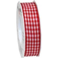 PRAESENT Motivband 6192520-609 Rot, Weiß 25 mm x 20 m 2 Stück