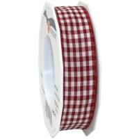 PRAESENT Motivband 6192520-619 Bordeaux, Créme 25 mm x 20 m 2 Stück