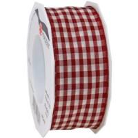 PRAESENT Motivband 6194020-619 Bordeaux, Créme 40 mm x 20 m 2 Stück