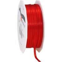 PRAESENT Doppelsatin 7180350-609 Rot 3 mm x 50 m 2 Stück