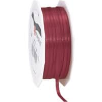 PRAESENT Doppelsatin 7180350-619 Bordeaux 3 mm x 50 m 2 Stück