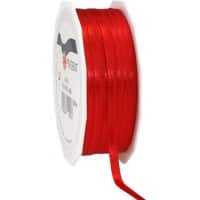 PRAESENT Doppelsatin 7180650-609 Rot 6 mm x 50 m 2 Stück