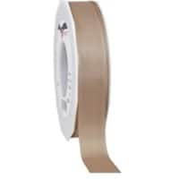 PRAESENT Taftband 6052550-105 Taupe 25 mm x 50 m 2 Stück