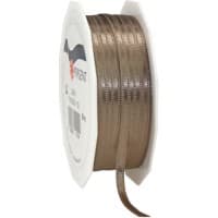 PRAESENT Doppelsatin 7180350-105 Taupe 3 mm x 50 m 2 Stück