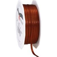 PRAESENT Doppelsatin 7180350-623 Zimt 3 mm x 50 m 2 Stück