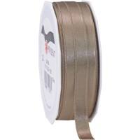 PRAESENT Doppelsatin 7181025-105 Taupe 10 mm x 25 m 2 Stück