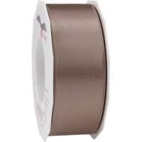 PRAESENT Doppelsatin 7184025-105 Taupe 40 mm x 25 m 2 Stück