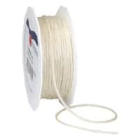 PRAESENT Kordel Jute 4360225-601  Weiß 2 mm x 25 m 2 Stück