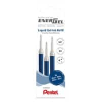 Pentel EnerGel Tintenrollermine 0,4 mm Blau 3 Stück