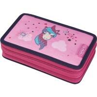 Herlitz Federmäppchen Design: Unicorn 19,3 (B) x 11,5 (T) x 4,5 (H) cm Rosa,Violett