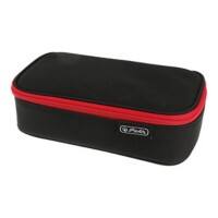 Herlitz Federmäppchen Design: beatBox 22,5 (B) x 12 (T) x 7 (H) cm Schwarz,Rot