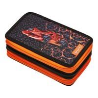 Herlitz Federmäppchen Design: Mechanic 19 (B) x 11,5 (T) x 7 (H) cm Schwarz,Orange