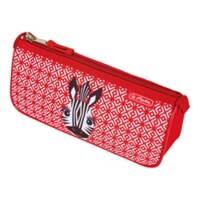 Herlitz Federmäppchen Design: Cute Animals Zebra 22 (B) x 8,8 (T) x 10,5 (H) cm Schwarz,Rot