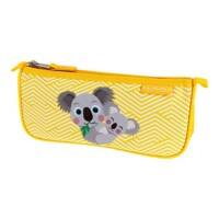 Herlitz Federmäppchen Design: Cute Animals Koala 22 (B) x 9,5 (T) x 7,5 (H) cm Grau,Gelb