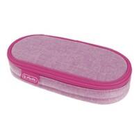 Herlitz Federmäppchen Design: Knitted Fabric Rose 21,5 (B) x 9,5 (T) x 6 (H) cm Rosa
