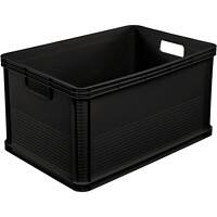 Keeeper Aufbewahrungsbox mit Griff Robert 64 L Graphit Polypropylen 40 (B) x 60 (T) x 32 (H) cm