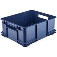 Keeeper Aufbewahrungsbox mit Griff Bruno Eco 20 L Öko-Blau Recycelter Kunststoff 43 (B) x 35 (T) x 17,5 (H) cm