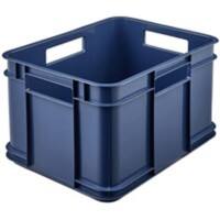 Keeeper Aufbewahrungsbox mit Griff Bruno Eco 16 L Öko-Blau Recycelter Kunststoff 35 (B) x 27 (T) x 22 (H) cm