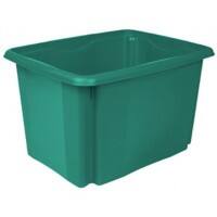 Keeeper Aufbewahrungsbox Emil Eco 30 L Öko-Grün Recycelter Kunststoff 34,5 (B) x 44,5 (T) x 22 (H) cm