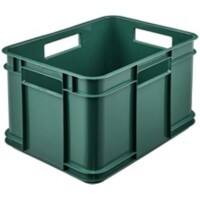 Keeeper Aufbewahrungsbox mit Griff Bruno Eco 16 L Öko-Grün Recycelter Kunststoff 35 (B) x 27 (T) x 22 (H) cm