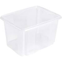 Keeeper Aufbewahrungsbox Emil 30 L Natürlich Transparent Polypropylen 34,5 (B) x 44,5 (T) x 27 (H) cm