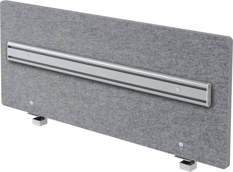 Hammerbacher Akustik-Organisationswand ARO12 Grau 1195 mm x 50 mm x 500 mm