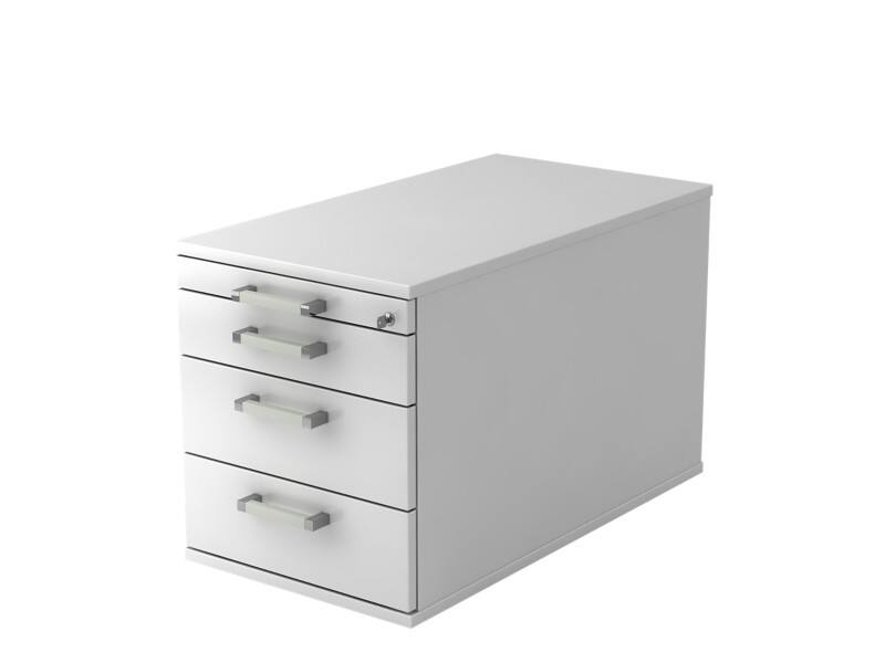 Hammerbacher Rollcontainer TC30 CE Weiß 428 x 800 x 512 mm