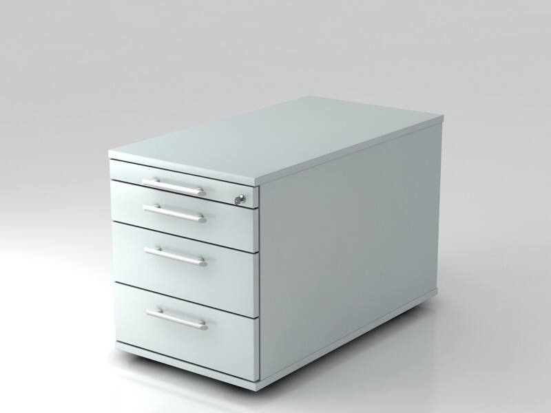 Hammerbacher Rollcontainer TC30 RE Grau 4280 mm x 512 mm x 800 mm