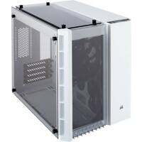 Corsair Computergehäuse 280X Small Form Stahl, Gehärtetes Glas Weiß