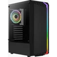 Aerocool Computergehäuse Bionic Midi Tower ABS, SPCC Schwarz
