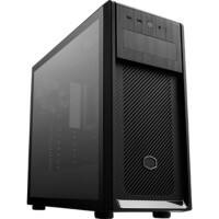 Cooler Master Computergehäuse E500 WITH ODD Midi Tower Aluminum, Stahl, Gehärtetes Glas Schwarz