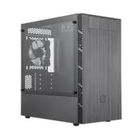 Cooler Master Computergehäuse MCB-B400L-KG5N-S00 Mini Tower Kunststoff, Stahl, Gehärtetes Glas Schwarz