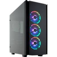 Corsair Computergehäuse 500D Midi Tower Kunststoff, Stahl, Gehärtetes Glas Schwarz