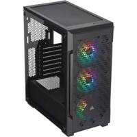 Corsair Computergehäuse 220T Midi Tower Stahl, Gehärtetes Glas Schwarz