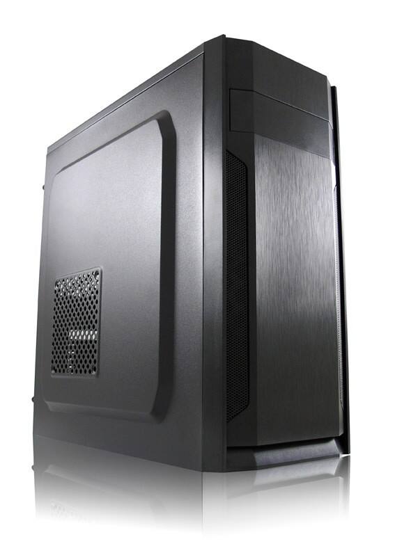 LC-Power Computergehäuse 7036B Midi Tower Metall Schwarz