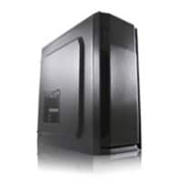 LC-Power Computergehäuse 7036B Midi Tower Metall Schwarz